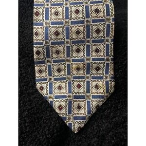 Gentlemans Club Neckwear Handcrafted Silk Blend Geometric Pattern‎ Men's Tie